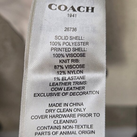 Coach Size 2 Reversible Bomber Varsity Jacket Navy White Penguin  Snap Front - Picture 16 of 16